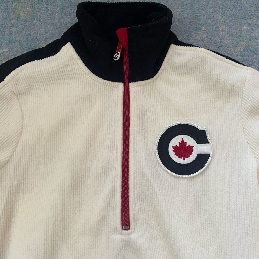 HBC Vancouver 2010 Team Canada Olympic Quarter Zip Sweater - Picture 10 of 13